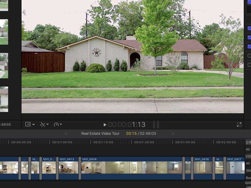 Real Estate Outsource Video Editing